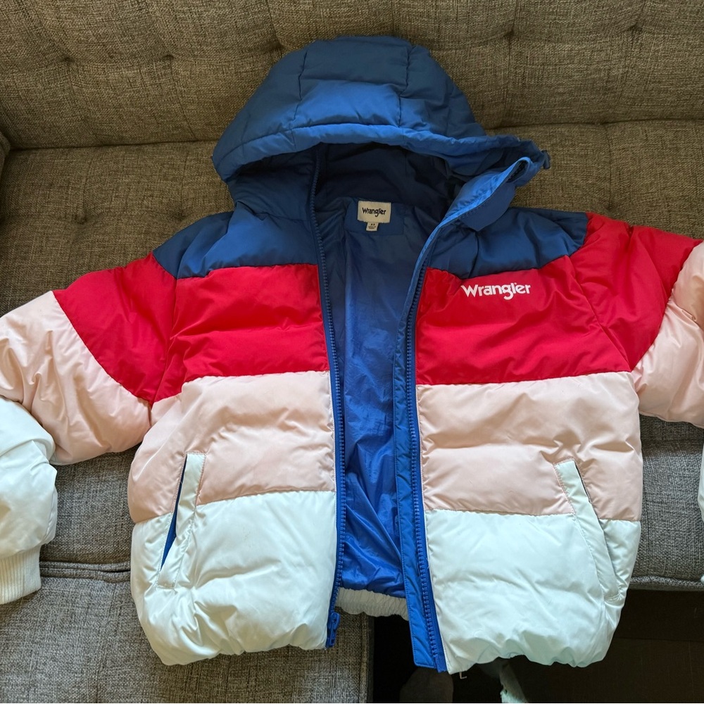 Wrangler Colorblock Puffer Jacket